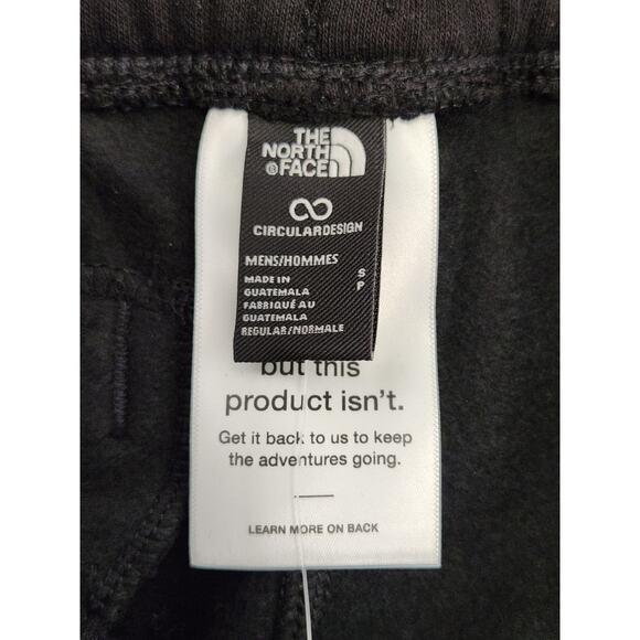 The North Face Joggers Mens Small Black Standard Fit Core Sweatpants NWT - Picture 11 of 14